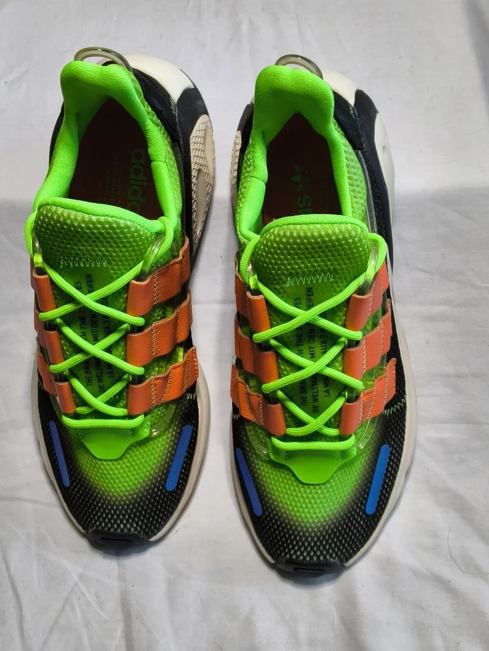 Adidas Originals LXCON X-Model Black Volt Green EG0386 Men's Size 8
